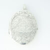 Vintage 1973 Sterling Silver Oval Locket