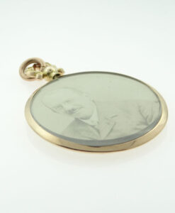 Antique 9ct Rose Gold Open Picture Locket