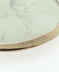 Antique 9ct Rose Gold Open Picture Locket