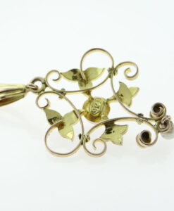 Antique 9ct Gold Pearl Pendant