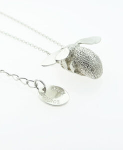Silver Bumblebee Necklace by Alex Monroe