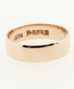 antique 9ct Rose Gold Wedding Ring