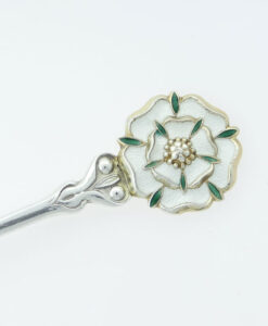 Vintage Sterling Silver Yorkshire Rose Teaspoon 1972