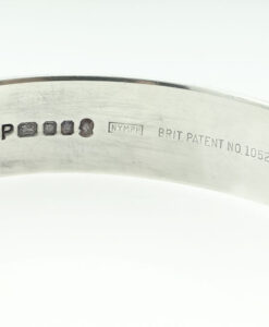 Vintage Round Sterling Silver Bangle 1977