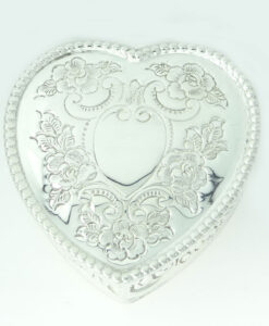 Vintage Sterling Silver Heart Box