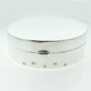 Round Solid Sterling Silver Pill Box