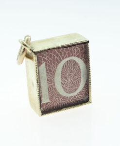 9ct Gold Ten Shilling Note Charm - London 1963