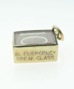 9ct Gold Ten Shilling Note Charm - London 1963