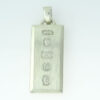 Vintage 1977 Sterling Silver Queen's Jubilee Ingot Pendant