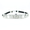 French Art Deco Platinum Diamond Cocktail Watch
