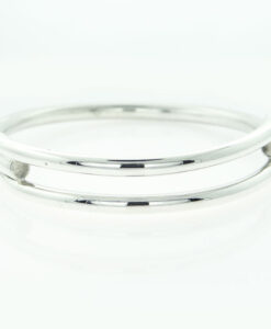 925 Round Sterling Silver Bangle