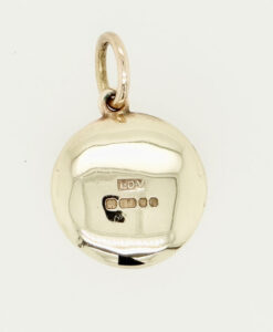Leo de Vroomen 9ct Gold Winking Moon Pendant
