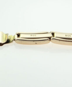 Vintage 9ct Rose Gold Watch Strap Bracelet
