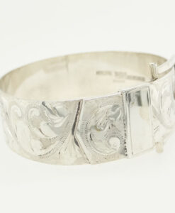 Sterling Silver Buckle Bangle
