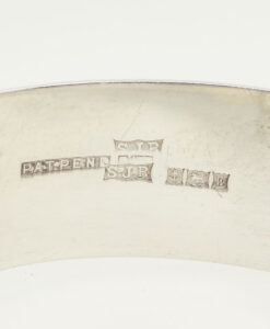 Vintage Sterling Silver Buckle Bangle