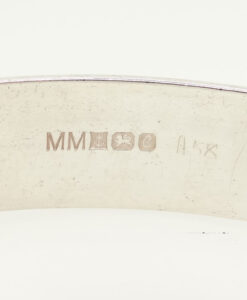 Vintage 1977 Solid Sterling Silver Bangle