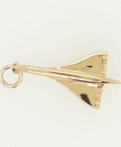 Vintage 9ct Gold Concorde Charm - London 1968