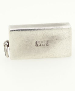 Georg Jensen Vintage Sterling Silver Ten Shilling Note Charm