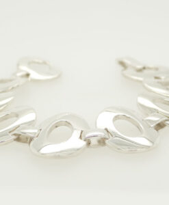 Sterling Silver Large Oval Link Bracelet