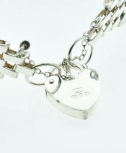 Vintage Sterling Silver Seven Bar Gate Bracelet