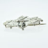 Antique Sterling Silver Swallow Brooch