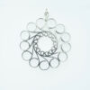 Vintage Sterling Silver 'Crinoline' Pendant by Jack Spencer