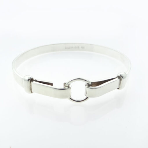 Handcrafted Sterling Silver Polo Bangle by Silvarious