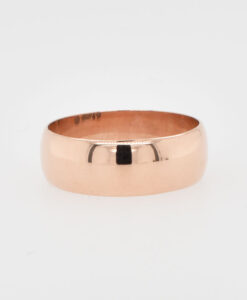 Antique 9ct Rose Gold Wedding Ring