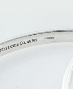 Tiffany & Co Sterling Silver 1837 Interlocking Circles Bangle Bracelet