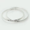 Tiffany & Co Sterling Silver 1837 Interlocking Circles Bangle Bracelet