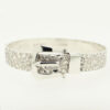 Vintage Sterling Silver Buckle Bangle dated 1971