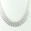Vintage Sterling Silver Collarette Necklace