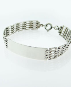 Vintage ID Gate Bracelet in Sterling Silver