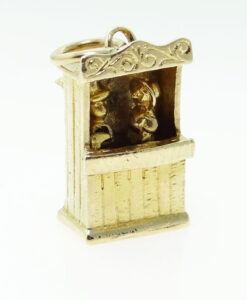Vintage 9ct Gold Punch and Judy Charm
