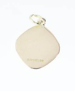 Vintage Georg Jensen Gold Saint Christopher Charm Pendant