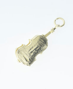 Vintage Opening 9ct Gold Violin Charm