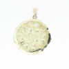 Vintage 9ct Gold Round Locket by Georg Jensen London