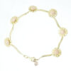Clogau 9ct Yellow & Rose Gold Daisy Bracelet