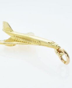 Vintage 9ct Gold Concorde Charm - London 1969
