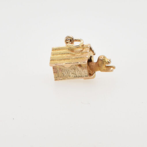 Vintage 9ct Gold FIDO Dog Kennel Charm