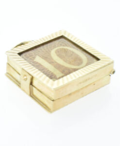 Vintage 9ct Gold 10 Shilling Charm by Georg Jensen London 1968