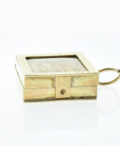 Vintage 9ct Gold 10 Shilling Charm by Georg Jensen London 1968