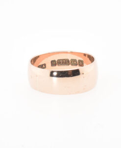 9ct Rose Gold Wedding Ring Birmingham 1907
