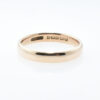 Victorian 9ct Rose Gold 3mm Wedding Ring 1854