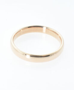 Victorian 9ct Rose Gold 3mm Wedding Ring 1854