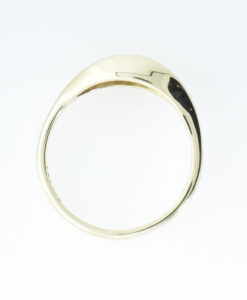 Cymru 9k Yellow & Rose Welsh Gold Celtic Weave Ring