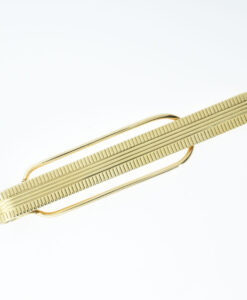 9ct Gold Tie Slide Clip dated 1958