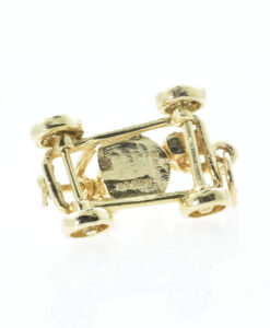 Vintage Gold GO-CART Charm