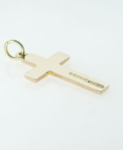 Edwardian 9ct Rose Gold Cross