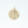 Vintage 1975 9ct Rose Gold St Christopher by Georg Jensen